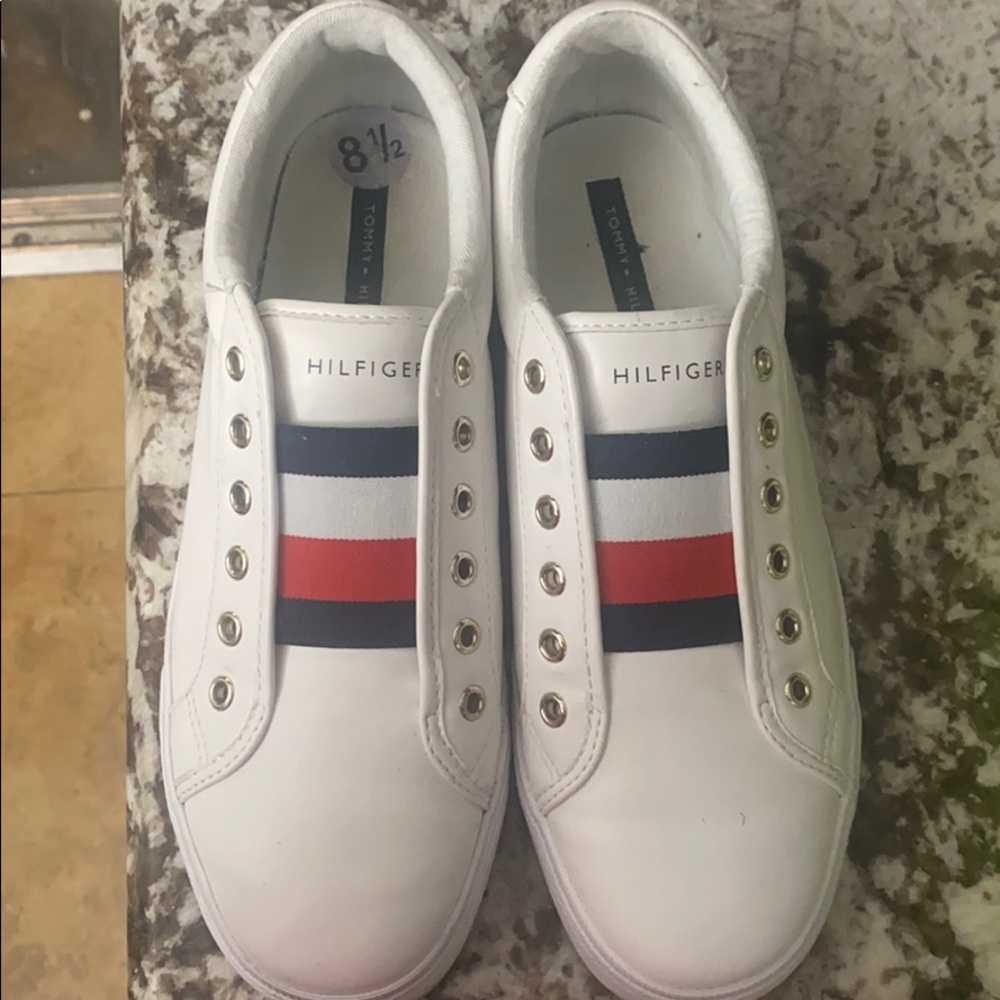 White Logo shoes